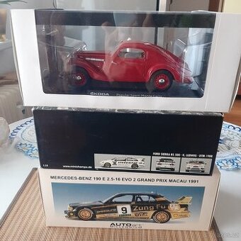 1:18 SkodaAbrex,Mercedes dtm ,Subaru wrc Autoart