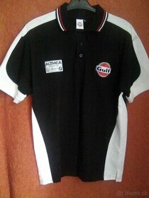 Originál polokošile Gulf - černá/bílá XL limitovaná edice