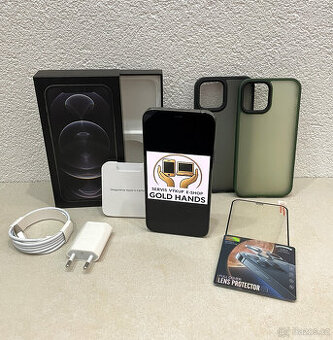 🍏 Apple iPhone 12 PRO 128GB - Gray (12m. ZÁRUKA) + DÁRKY