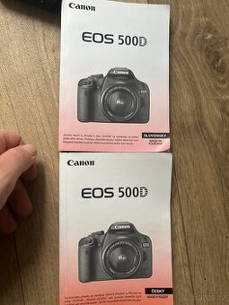 Digitální zrcadlovka Canon EOS 500D + 2 objektivy + přísluše