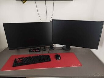 SOS 1020 + 24" MSI Optix G241 + 24" Samsung S24F350