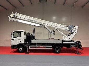 Autožeriav a plošina 2v1 - 35m/3000kg - MAN TGL 8.180
