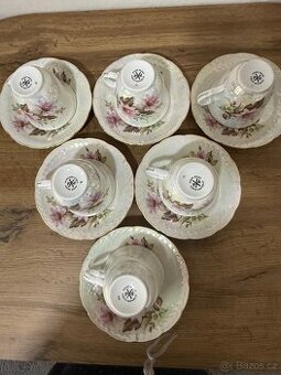 Set krásných českých šálků