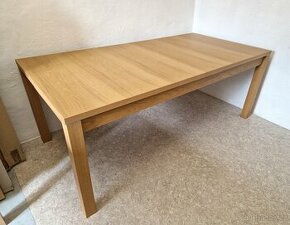 Nový rozkládací stůl dub 100x200+2x45 cm