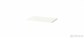 IKEA BESTA - zánovní vnitřní bílá police 56x36 cm - 3 ks - 1