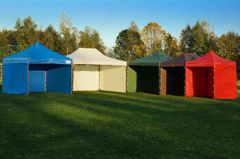 Nůžkový zahradní altán party stan 3x4,5m ZELENÝ