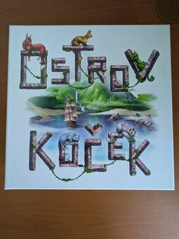 Desková hra Ostrov koček+rozšíření Pozdě ale přede,v obalech