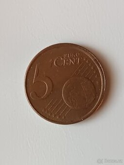 CHYBORAŽBA 5 Cent Německo D 2002