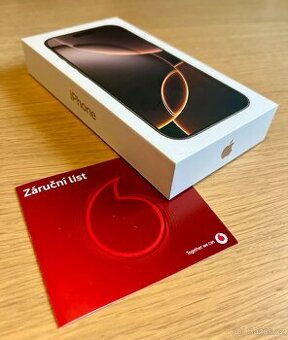NOVÝ iPhone 16 256 GB, orig. balení, záruka 2 roky