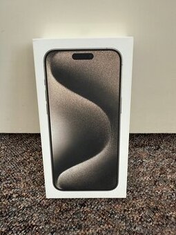 Apple iPhone 15 Pro Max 512gb Natural. TOP stav, zaruka,obal