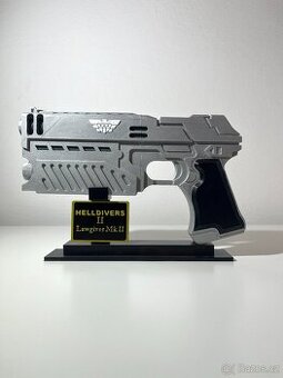 Replika pistole Lawgiver MK II (Helldivers II)