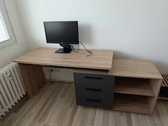 Psací stůl s úložným prostorem