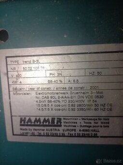 Kombinovaný stroj Hammer B3L - 1