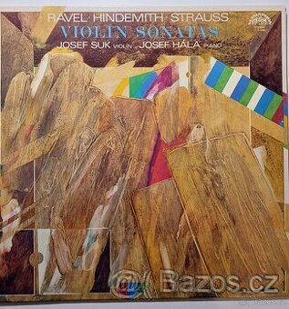 Gramofonová deska-P. Hindemith, M. Ravel,R. Strauss