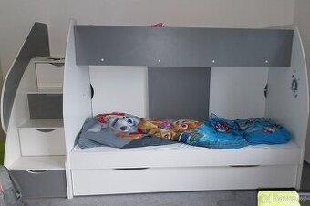 Patrová postel s úložným prostorem