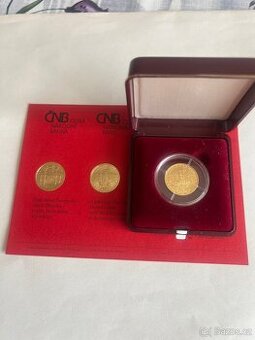 zlatá mince ČNB,zámek Hlukoká,2004,BK,2500ks
