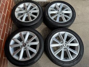 Alu 16" 5x100, škoda ANTIA letní 70% F3 Rapid TOP