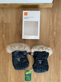 Stokke rukavice Onyx black na kočárek