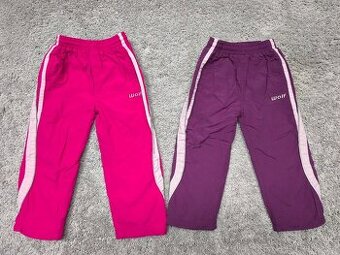 Dívčí kalhoty zimní / oteplováky vel. 74, 92 a 98