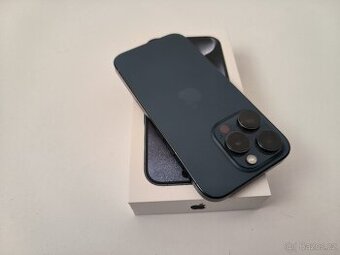 apple iphone 15 PRO 128gb Blue Titanium / Batéria 86%