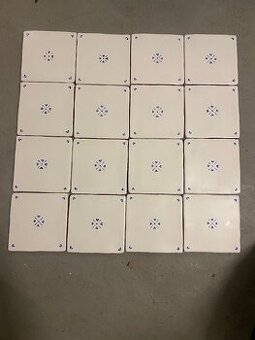 Obklady - Ručně malované retro obklady 13 x 13