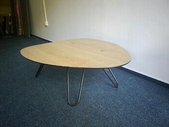 Konferenční stolek Masura – 110 cm, kapkový tvar