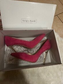 SERGIO BARDI růžové LODIČKY VEL.39 nové