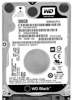 HDD disk 2,5" WD 500GB WD5000LPLX