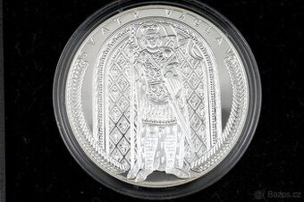 Stříbrná medaile Svatý Václav 50 mm Ag Proof