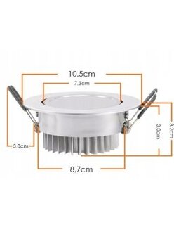 Led bodové světla 4ks - 1