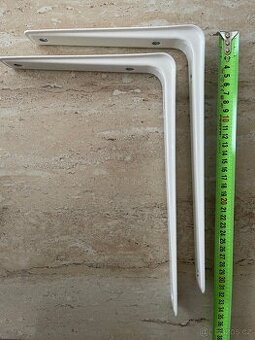 Kovové konzoly 31x21 cm 2 ks