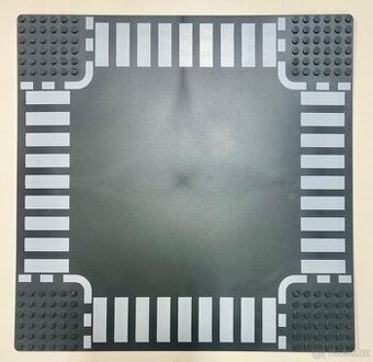 Lego City - krizovatka bílé pruhy - kopie Lego NOVÉ