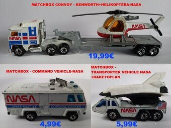 MATCHBOX CONVOY-KENWORTH + HELIKOPTÉRA-NASA