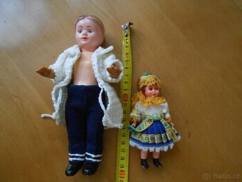 RETRO 2kusy panenky - foto - cena celkem