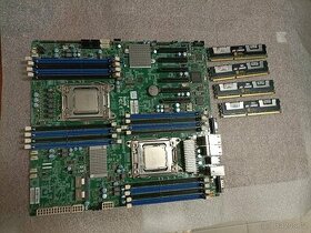 Supermicro X9DRD-7LN4F, 2x E5-2603 (nebo podobné), 16GB RAM - 1