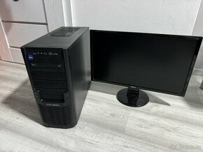 Stolní PC + 24” monitor FHD Benq - 1