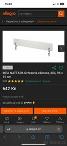 Zabrana na postel Ikea - 1