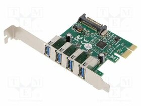 Digitus karta PCIe s 4 porty USB 3.0