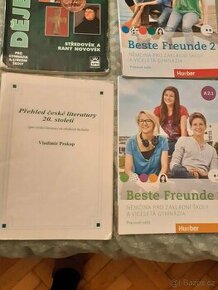 Prodám SŠ učebnice chemie, literatury, dějepisu a němčiny