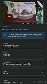 Činčily koupelna