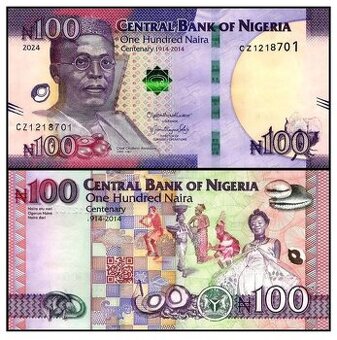 Nigérie - 100 Naira bankovka, 2024, UNC