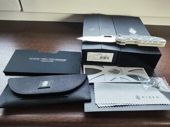 Kizer Cormorant Black/White G10 - 1