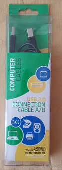 nový propojovací kabel USB 2.0 3m - 1