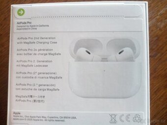 Apple AirPods Pro 2. generace s MagSafe pouzdrem – nové, zab