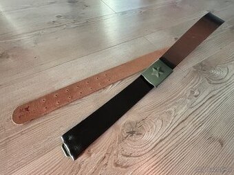 Vojenský pásek/řemen ČSLA kožený - nový