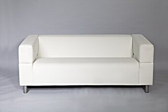 Sedačka KLIPPAN bílá, dvojsedačka