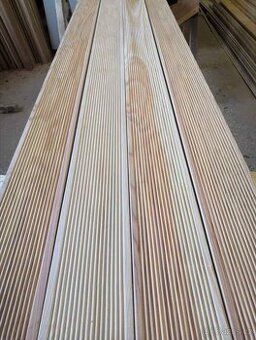 Výprodej modřínových terasových prken a podlahových palubek