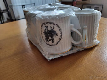 Retro hrnky, sada nerozbalená