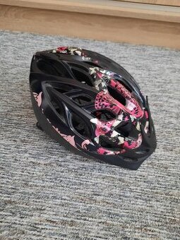 Dívčí cyklistická přilba, vel. 50-54cm, S/M.