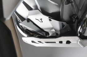 Přední prodloužení krytu motoru Černá / stříbrná. BMW R1200